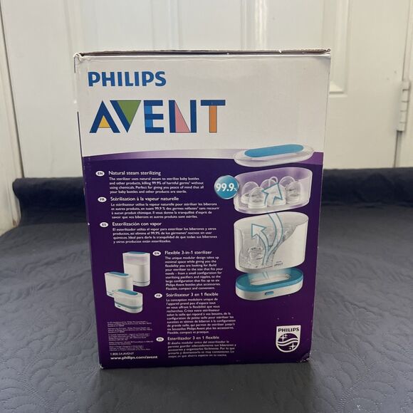 Philips Avent SCF284/05 3-in-1 Electric Steam Sterilizer NIB Baby Care Gift Home - Picture 2 of 16